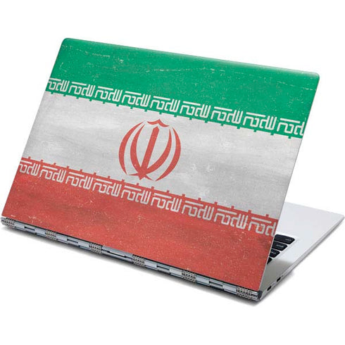 Iran Flag Distressed Yoga 910 2-in-1 14in Touch-Screen Skin